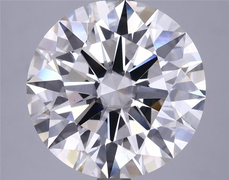 5.07ct H SI1 Rare Carat Ideal Cut Round Lab Grown Diamond