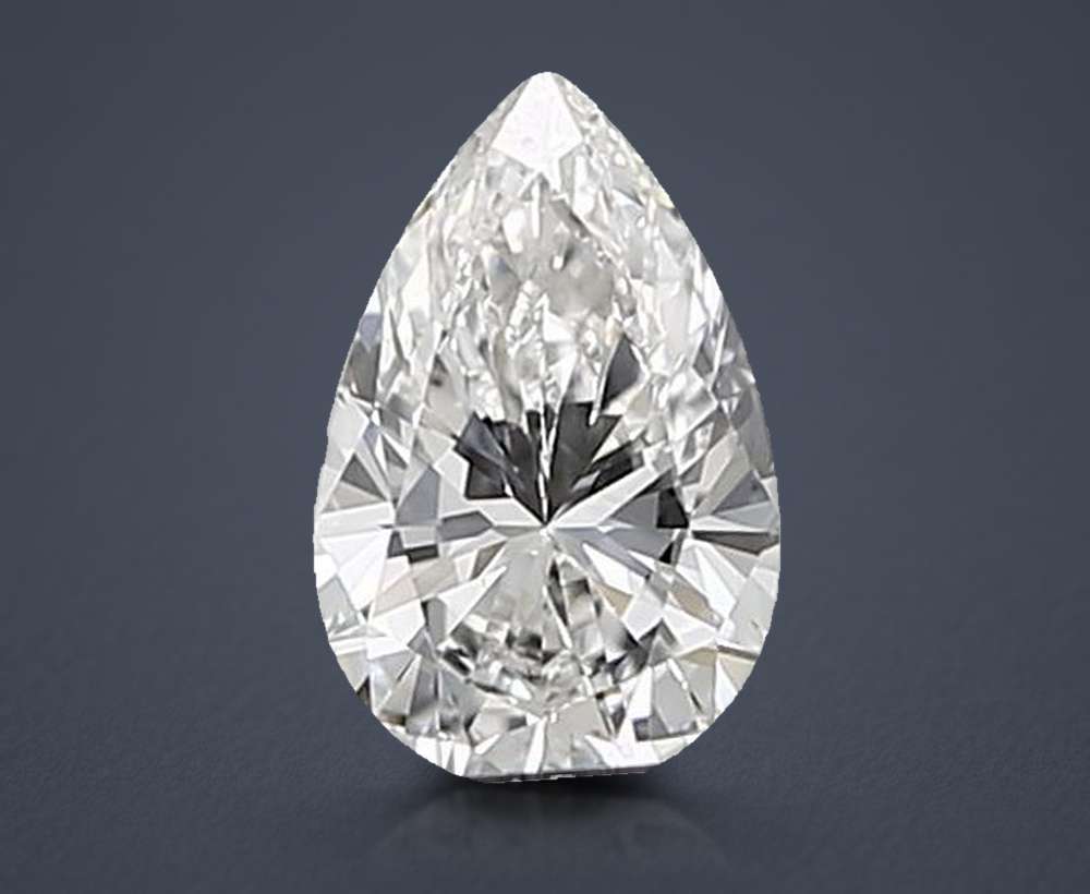 0.61 Carat Pear Lab Diamond