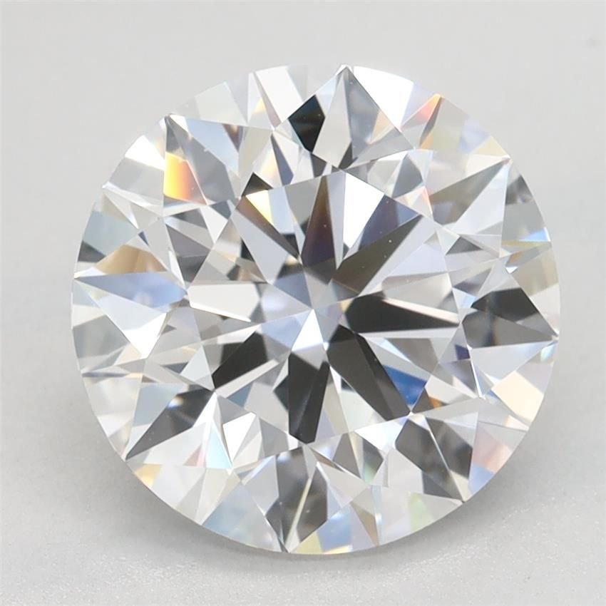 2.92ct E VVS1 Rare Carat Ideal Cut Round Lab Grown Diamond