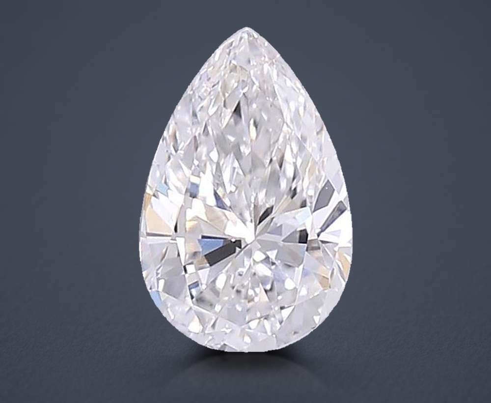 0.83 Carat Pear Lab Diamond