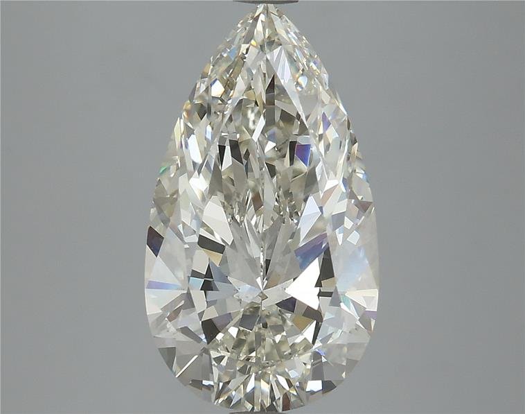 4.15ct J VS2 Rare Carat Ideal Cut Pear Lab Grown Diamond