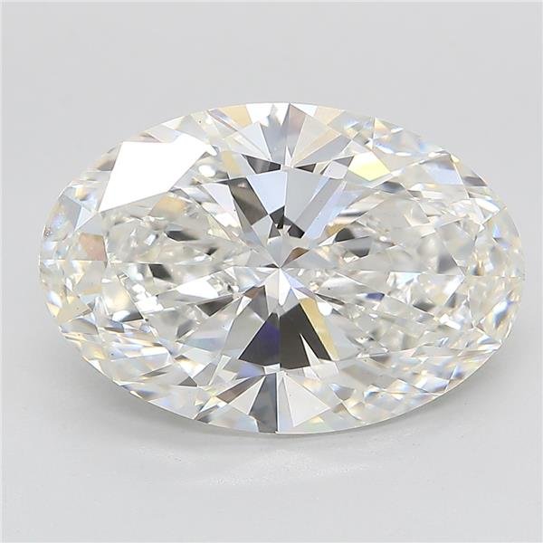 6.01ct G VS1 Rare Carat Ideal Cut Oval Lab Grown Diamond