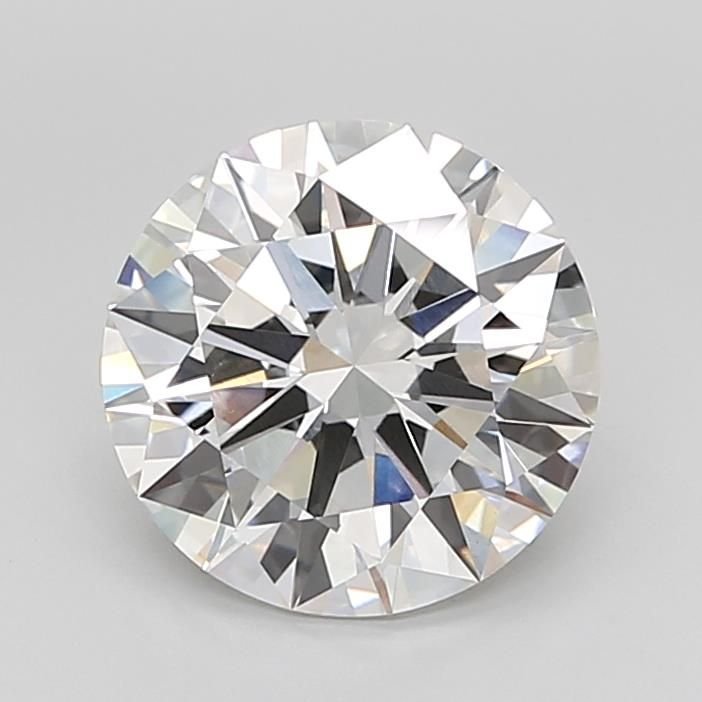 5.01ct G VVS2 Rare Carat Ideal Cut Round Lab Grown Diamond