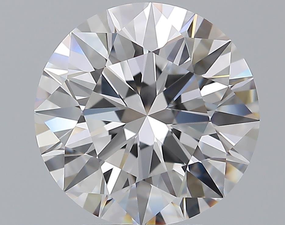 3.57ct D FL Rare Carat Ideal Cut Round Diamond