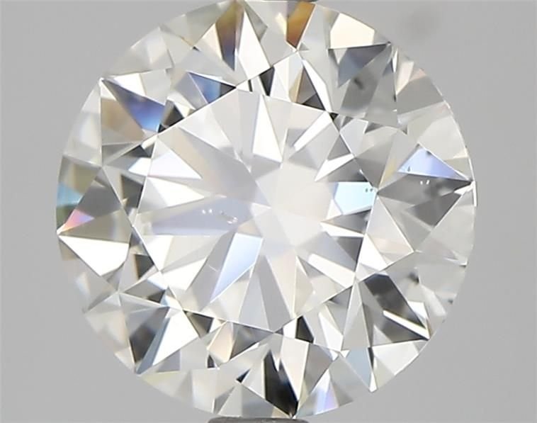 2.01ct I SI1 Rare Carat Ideal Cut Round Diamond