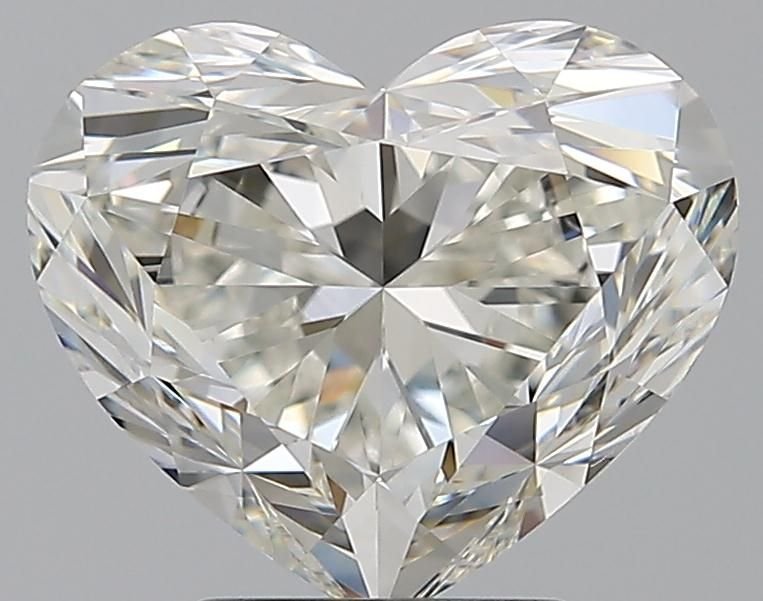 3.74ct I VS2 Rare Carat Ideal Cut Heart Diamond