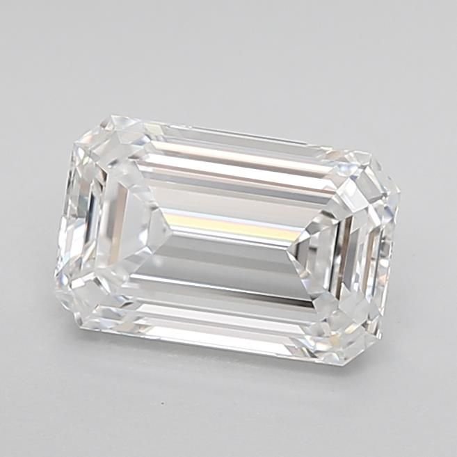 1.52ct D VVS1 Rare Carat Ideal Cut Emerald Lab Grown Diamond