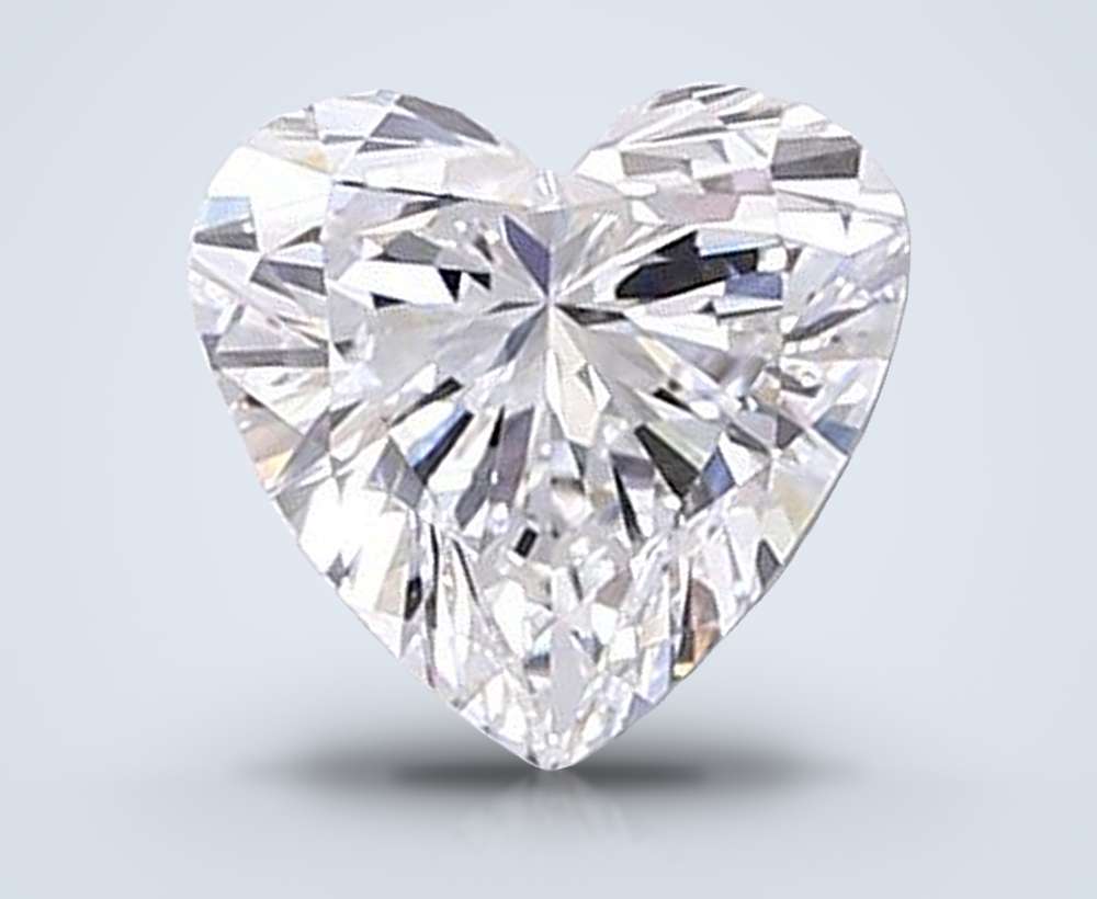 1.00 Carat Heart Lab Diamond