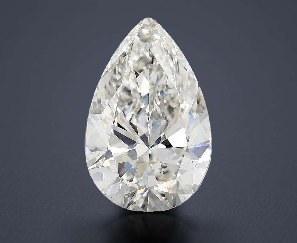 6.01 Carat Pear Lab Diamond