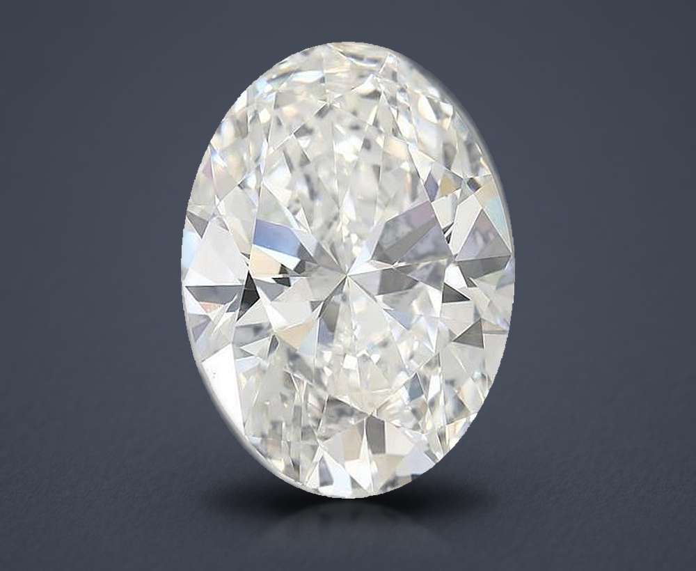 7.54 Carat Oval Lab Diamond