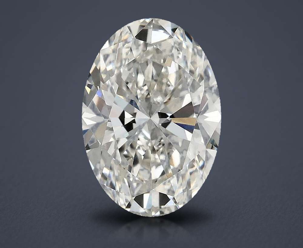 3.48 Carat Oval Lab Diamond