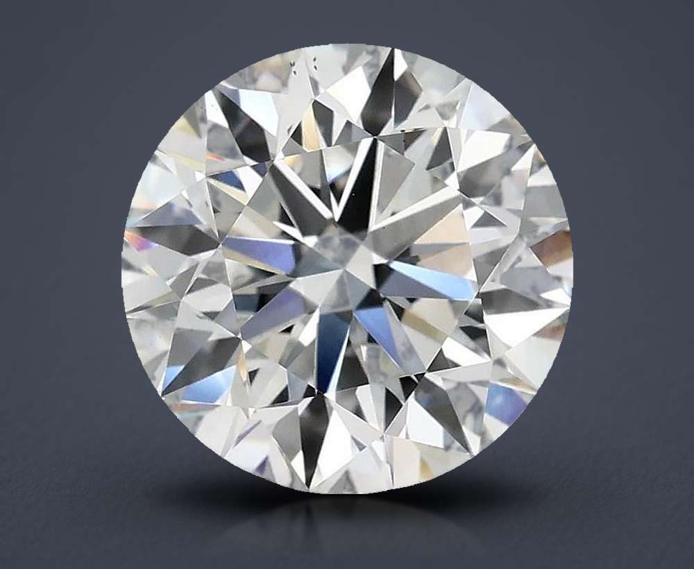 3.41 Carat Round Lab Diamond