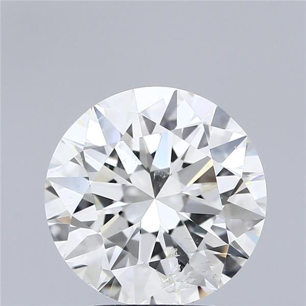 3.50ct K SI2 Rare Carat Ideal Cut Round Diamond