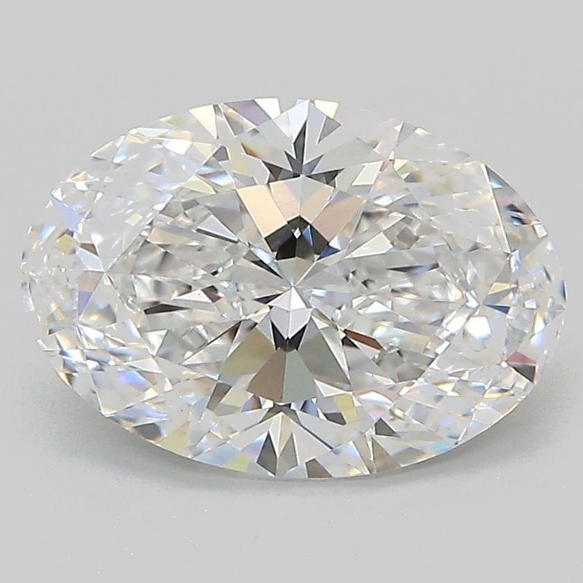 2.56ct D VVS2 Rare Carat Ideal Cut Oval Lab Grown Diamond