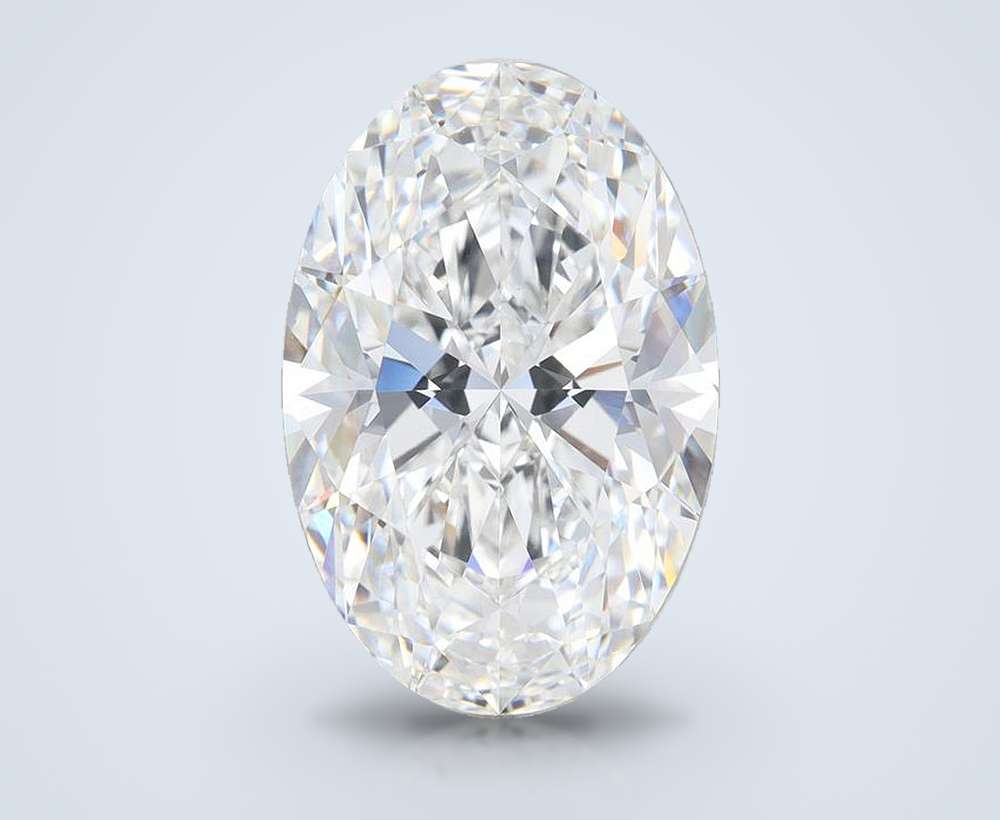 9.86 Carat Oval Lab Diamond