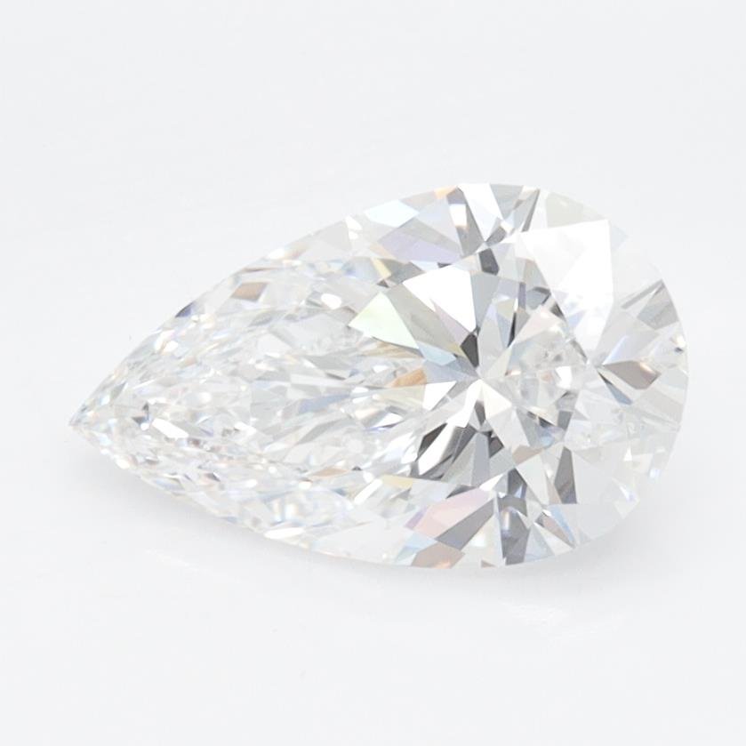1.26ct D VVS1 Rare Carat Ideal Cut Pear Lab Grown Diamond