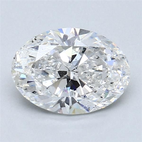 1.51ct E SI2 Rare Carat Ideal Cut Oval Diamond