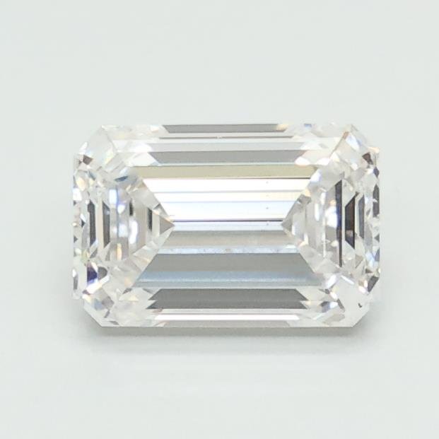 0.98ct D VS2 Excellent Cut Emerald Lab Grown Diamond