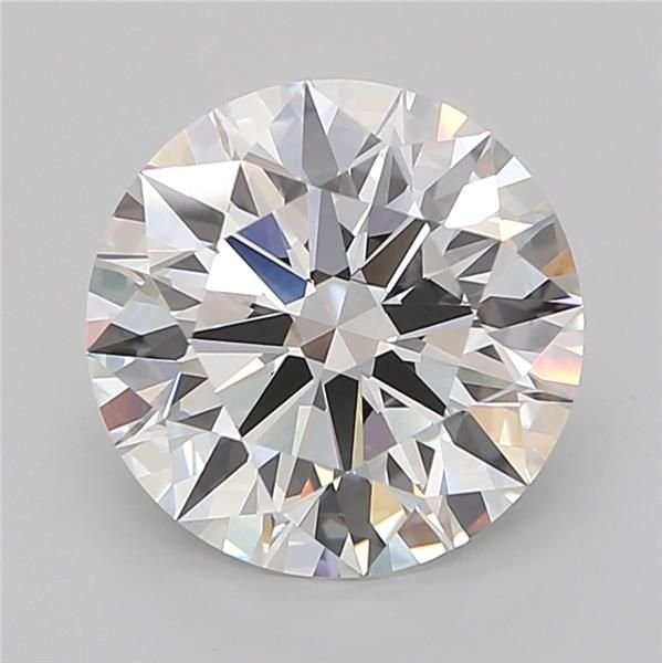 4.03ct F VVS2 Rare Carat Ideal Cut Round Lab Grown Diamond