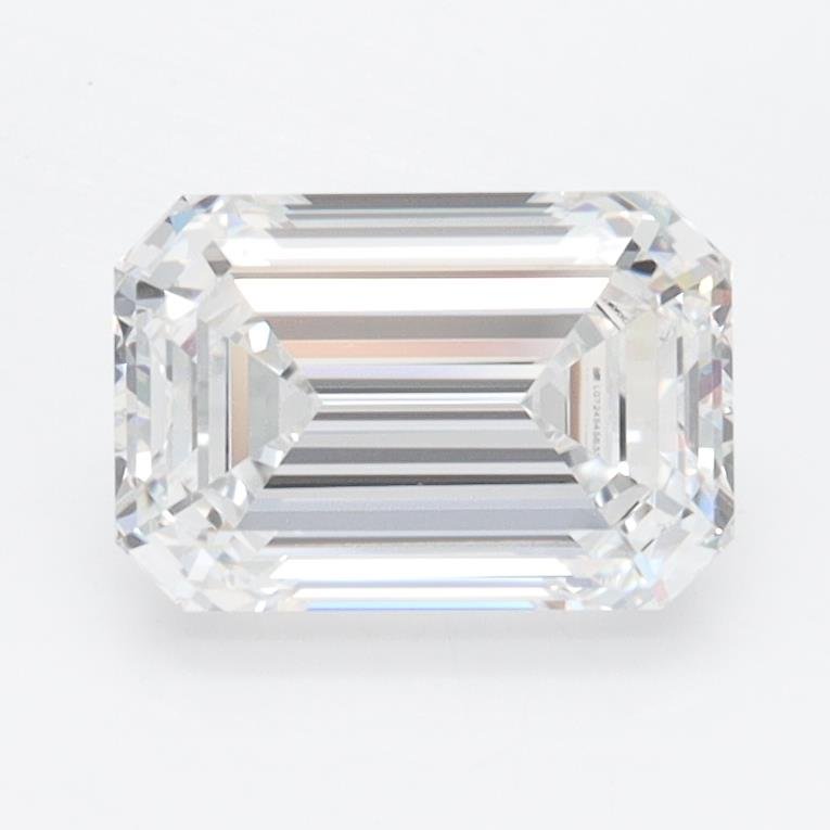 1.54ct D VVS1 Rare Carat Ideal Cut Emerald Lab Grown Diamond