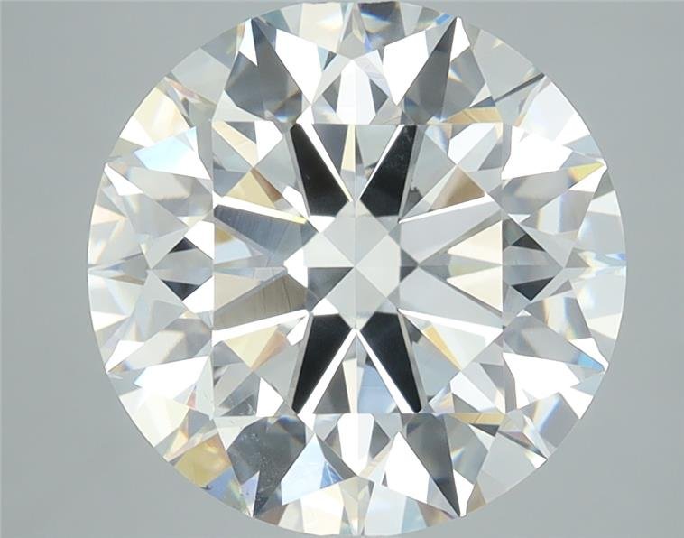 4.53ct I VS2 Rare Carat Ideal Cut Round Diamond