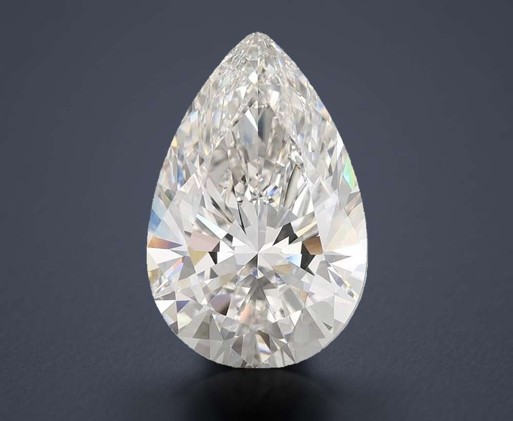 4.33 Carat Pear Lab Diamond