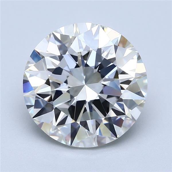 4.01ct I VS1 Rare Carat Ideal Cut Round Diamond