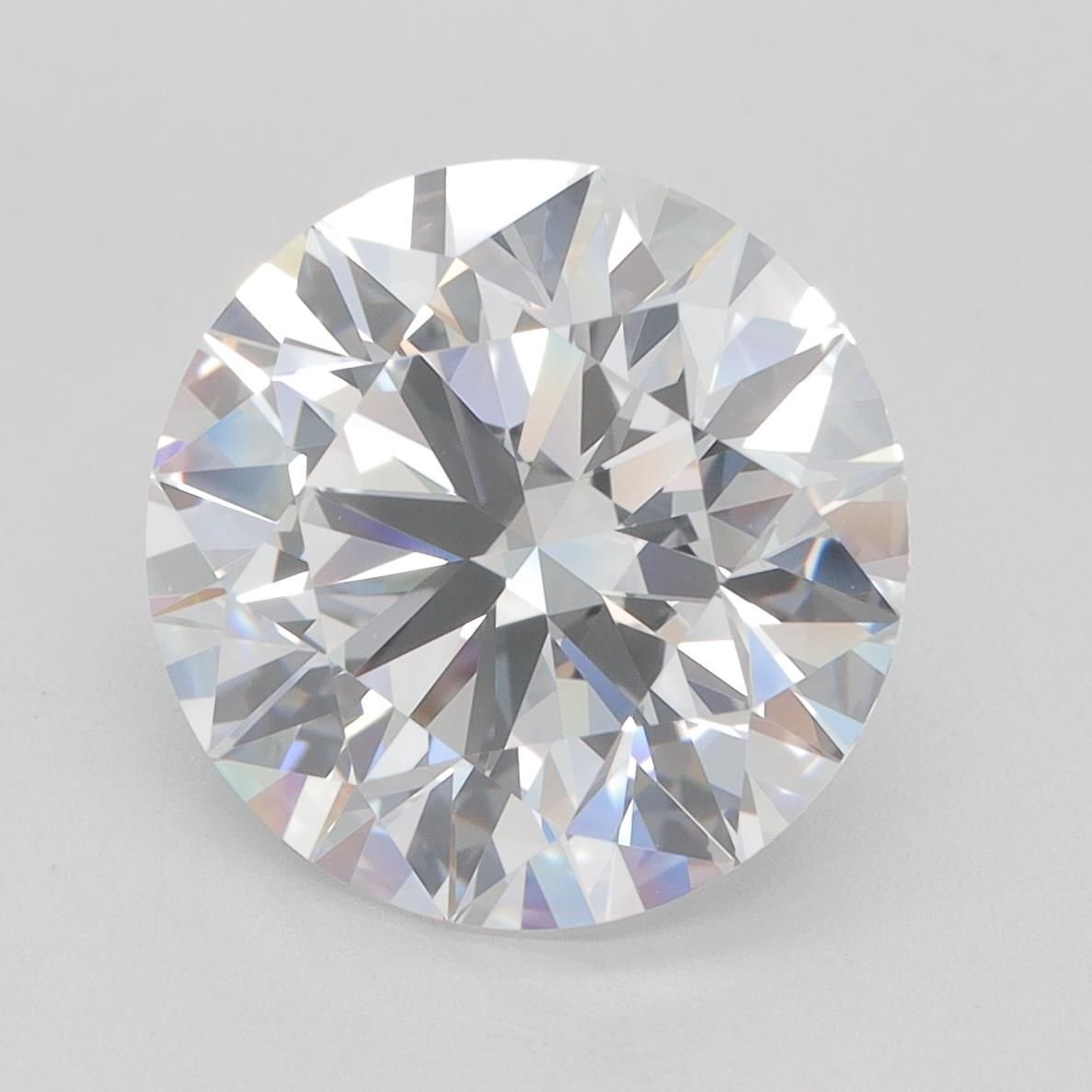 5.03ct D VVS1 Rare Carat Ideal Cut Round Lab Grown Diamond