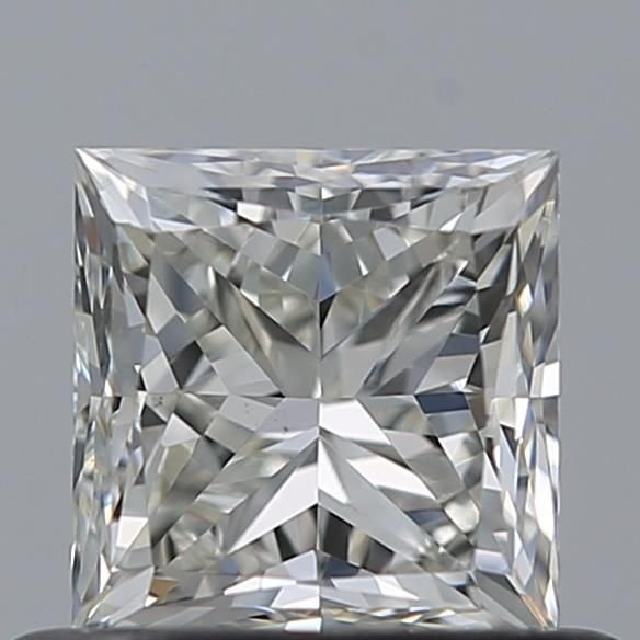 0.61ct J VS1 Rare Carat Ideal Cut Princess Diamond