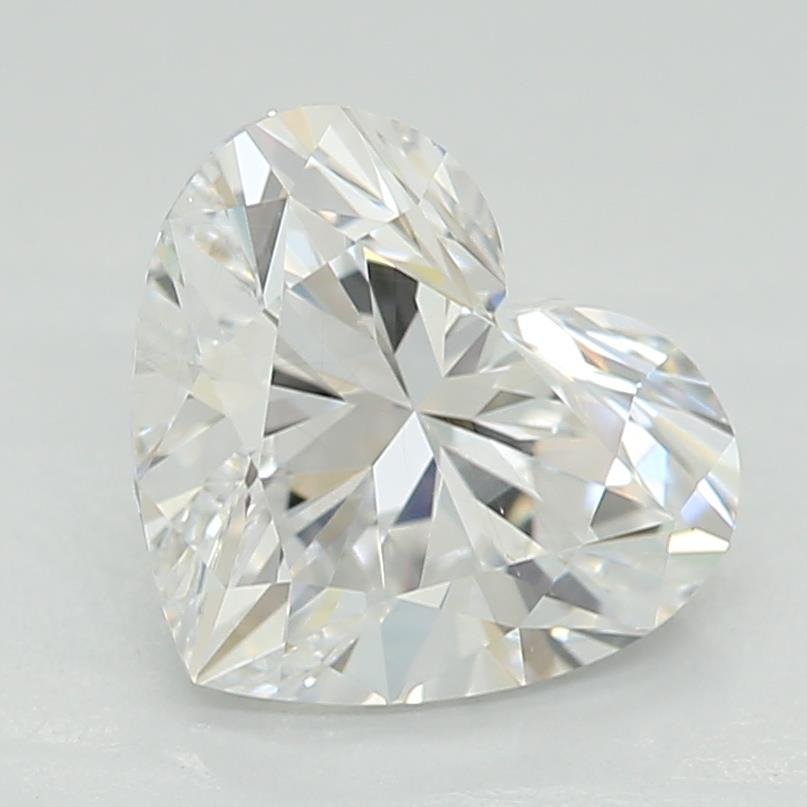 1.07ct D SI1 Rare Carat Ideal Cut Heart Lab Grown Diamond