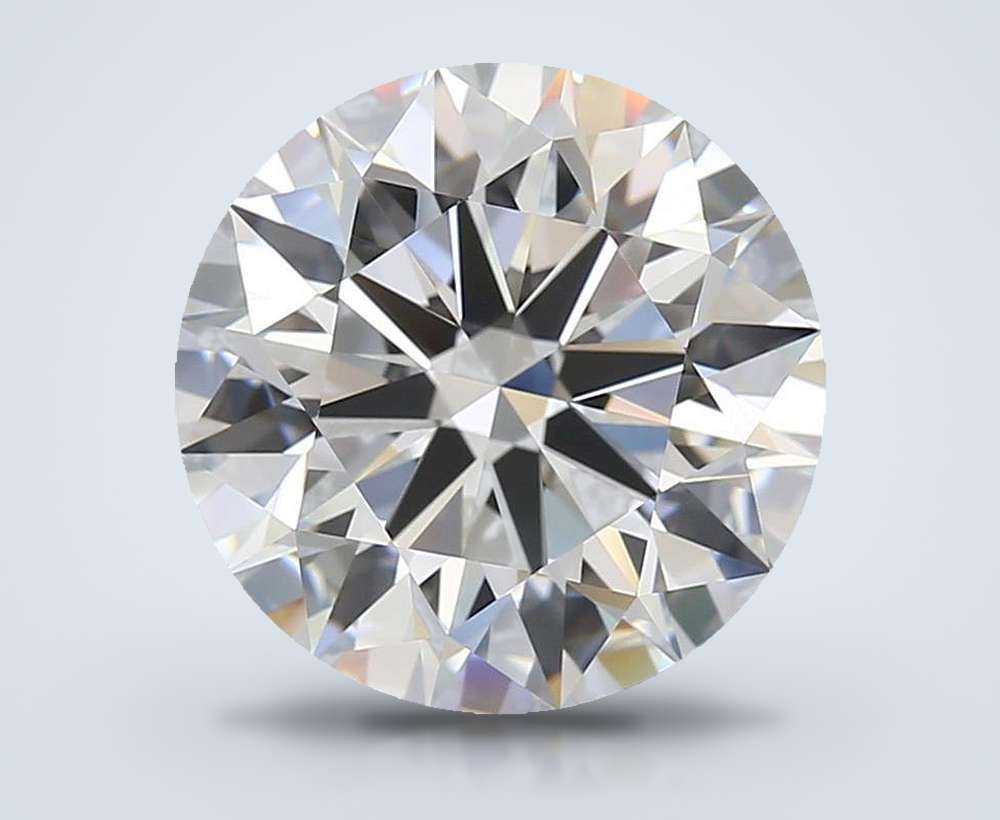 6.08 Carat Round Lab Diamond