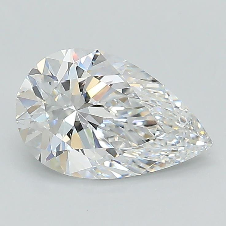 1.18ct E VS1 Rare Carat Ideal Cut Pear Lab Grown Diamond