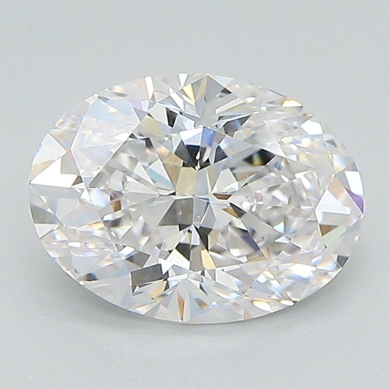 2.08ct D VS1 Rare Carat Ideal Cut Oval Lab Grown Diamond