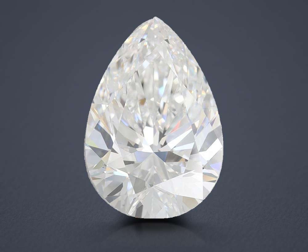 3.63 Carat Pear Lab Diamond