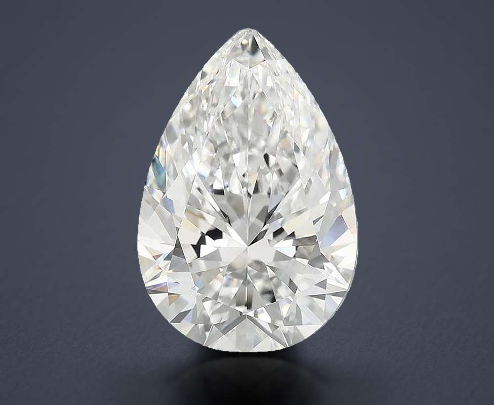 4.81 Carat Pear Lab Diamond