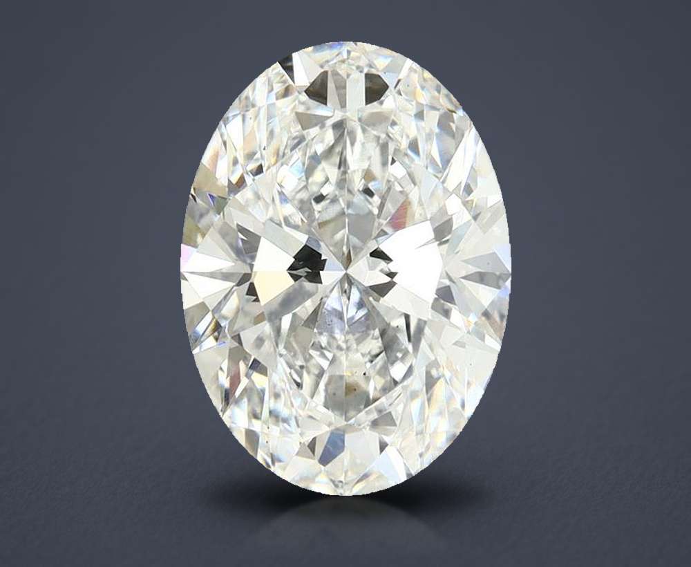 7.66 Carat Oval Lab Diamond