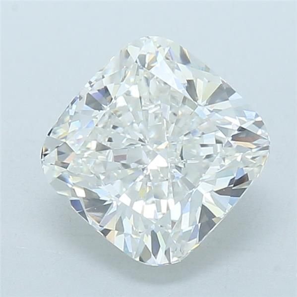 3.95ct F VVS2 Rare Carat Ideal Cut Cushion Lab Grown Diamond