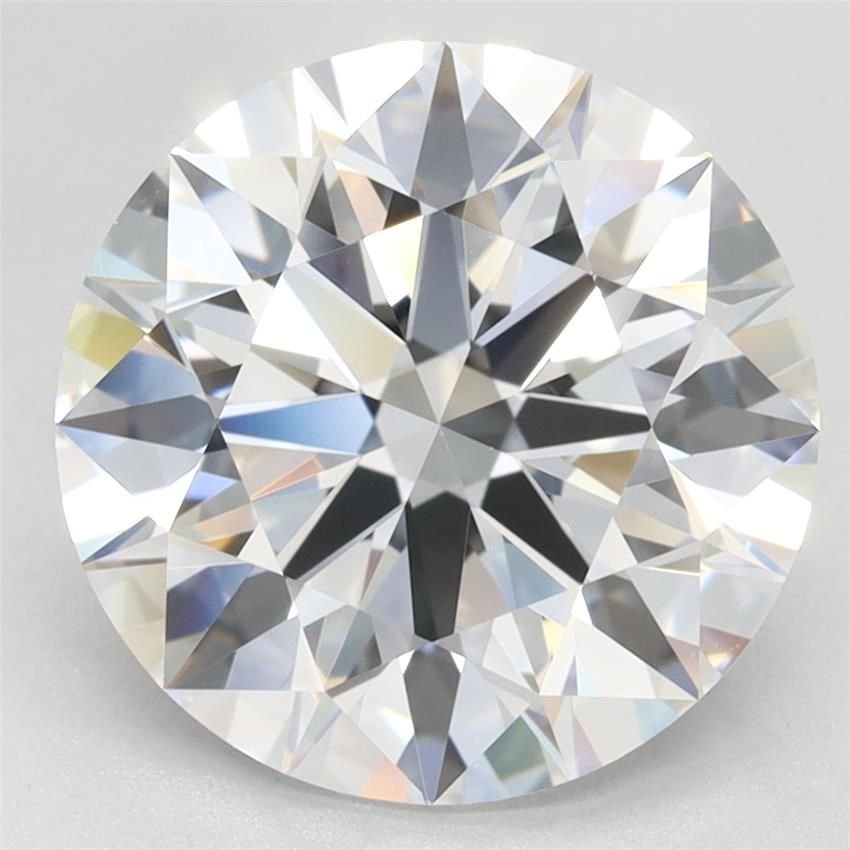 3.86ct D VVS2 Rare Carat Ideal Cut Round Lab Grown Diamond