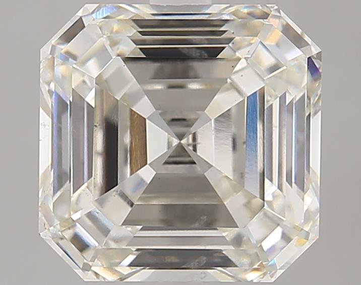 4.46ct H SI1 Rare Carat Ideal Cut Asscher Lab Grown Diamond