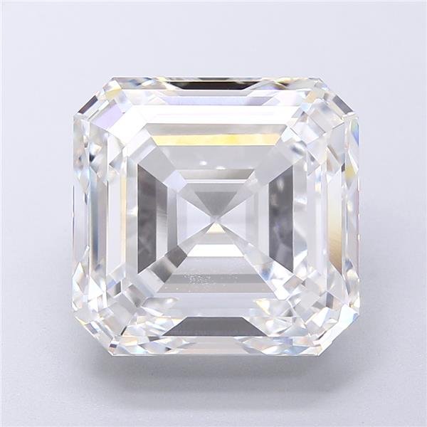 10.18ct E VVS1 Rare Carat Ideal Cut Asscher Lab Grown Diamond