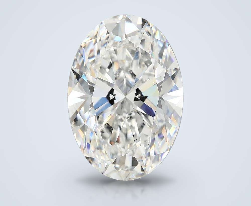4.95 Carat Oval Lab Diamond