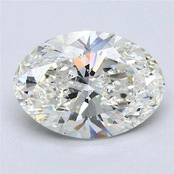 3.20ct J SI1 Excellent Cut Oval Diamond