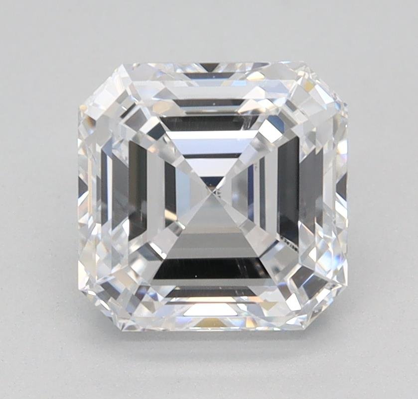 1.51ct D VS2 Rare Carat Ideal Cut Asscher Lab Grown Diamond