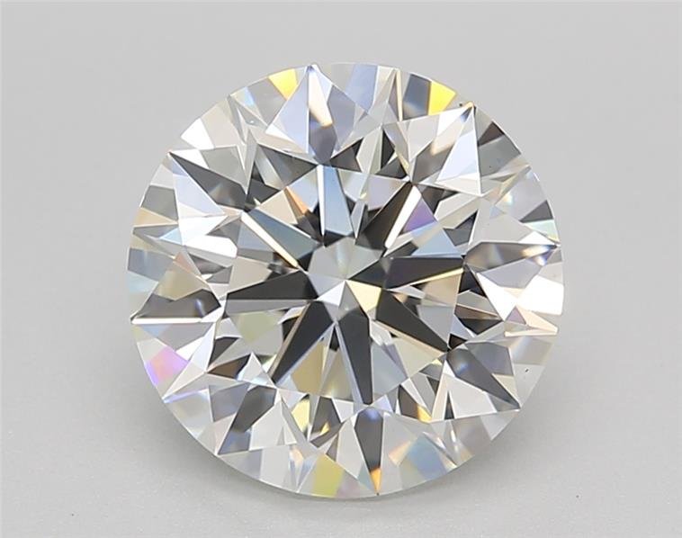 2.76ct G VS1 Excellent Cut Round Lab Grown Diamond