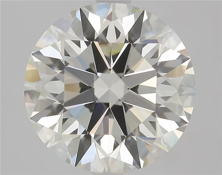 3.42ct K VS1 Rare Carat Ideal Cut Round Diamond