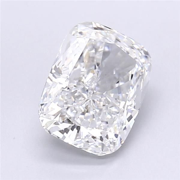 3.15ct D VS1 Rare Carat Ideal Cut Cushion Lab Grown Diamond
