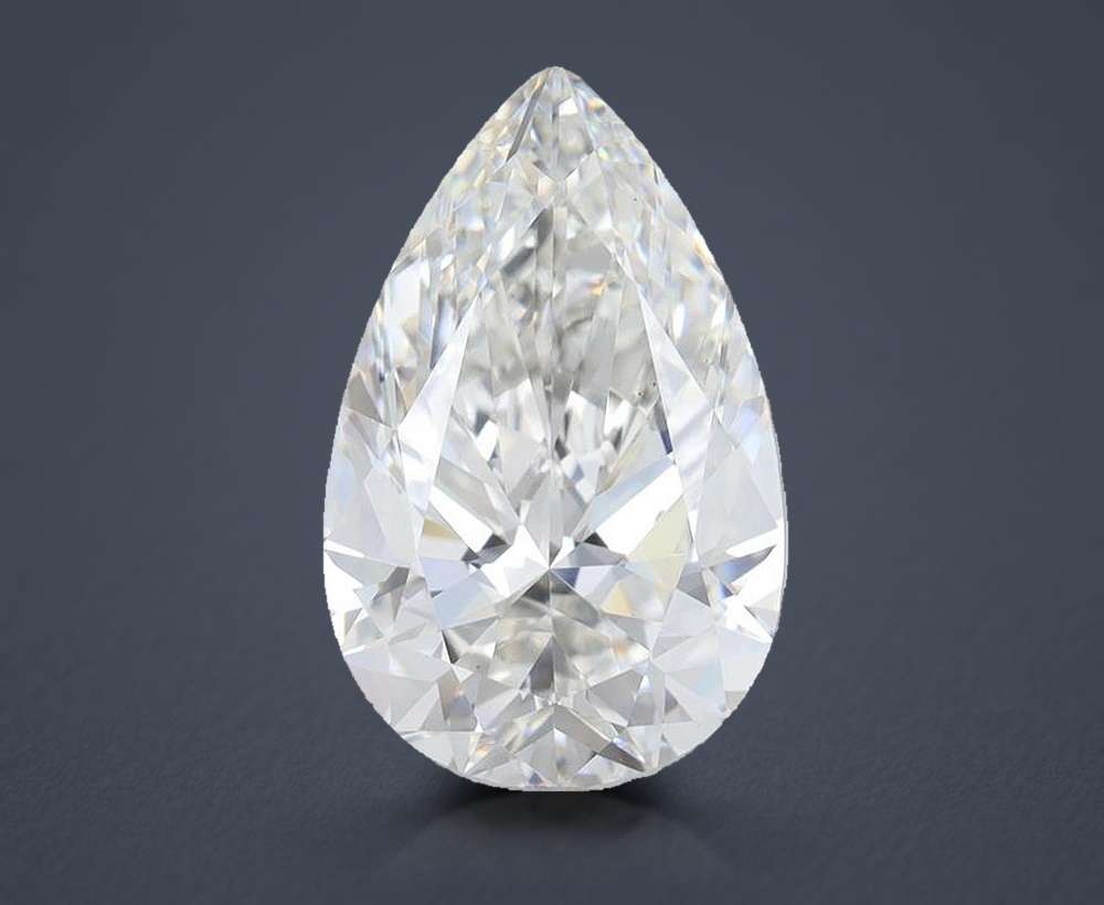 3.88 Carat Pear Lab Diamond