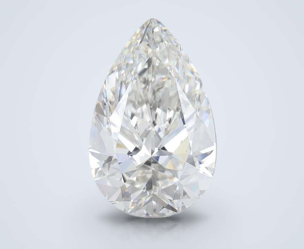 3.88 Carat Pear Lab Diamond