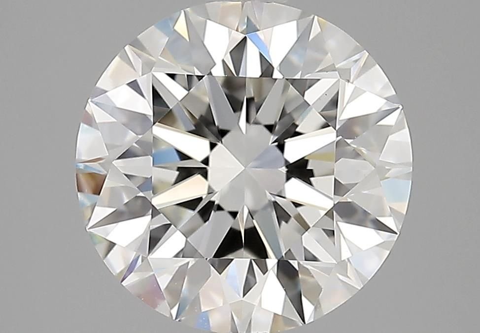 3.70ct I VS2 Rare Carat Ideal Cut Round Diamond