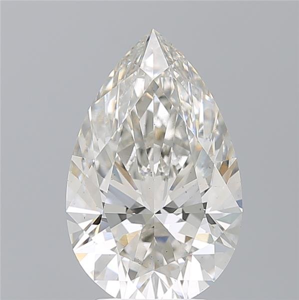 3.57ct H VS1 Rare Carat Ideal Cut Pear Lab Grown Diamond